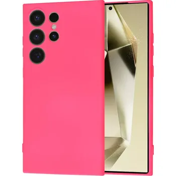 Pouzdro na mobilní telefon Kryt Samsung Galaxy S24 Ultra Techsuit SoftFlex - hot pink
