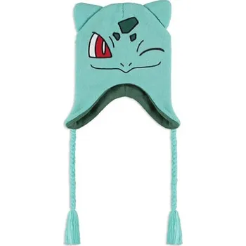 Čepice Pletená čepice přes uši Pokémon Bulbasaur