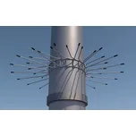 Mechanická zábrana proti kunám – SET na 2 okapy (Okapový SET 2 ks okapových zábran. Lze je instalovat na 2 okapové svody nebo vytvořit dvojitou ochranu na 1 okapovém svodu. Zabrání kuně ve vstupu na střechu.)