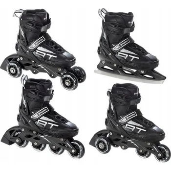 Kolečkové brusle Raven Profession black 4v1 EU 31-35, dámský (se zoubky) + DÁREK