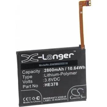 Baterie pro mobilní telefon VHBW Baterie pro Nokia 3.1 A, 2800 mAh
