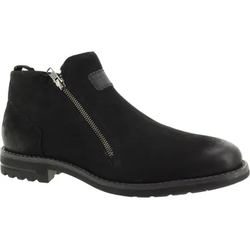 Pánská zimní obuv BUGATTI Pánský kožený černý kotník 325-AMR31-3500-1000-267 Velikost 43