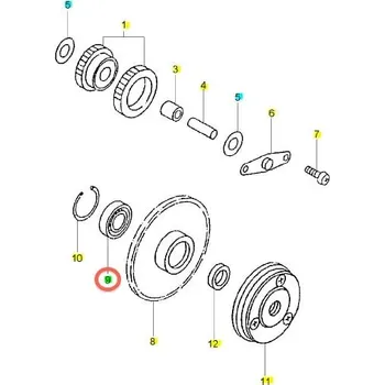 Auto-moto Yamaha Ložisko kola volnoběžky 93306003YW00