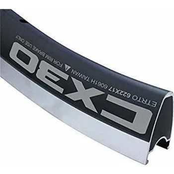 Ráfek na kolo ALEXRIMS ALEXRIMS CX30 silniční ráfek 700x24 děr CNC strana černá (NOVINKA)