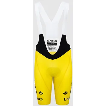Cyklistické kalhoty PISSEI Cyklistické kalhoty krátké s laclem - UAE TEAM EMIRATES 2024 REPLICA SANREMO - TDF 24 - žlutá XL