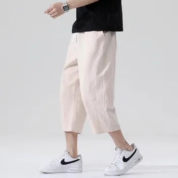 Bavlněné pánské šortky 3/4 Barva: Khaki, Velikost: M