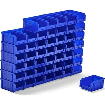 Plastový box APART, 165x105x80 mm, bal. 48 ks, modrý