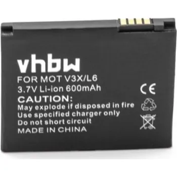 Baterie pro mobilní telefon VHBW Baterie pro Motorola C257 / C261 / L6 / E8, 600 mAh