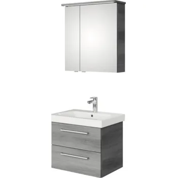 Koupelnový nábytek Koupelnová sestava Pelipal Sunline 105 Block šedá 66 cm SET-107-106