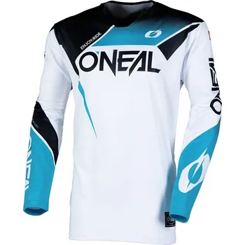 cyklistický dres Dres - O'NEAL Hardwear AIR SLAM 2025 - černá / modrá M