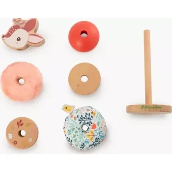 Hračka pro nejmenší Stohovací pyramida Lilliputiens jelínek Stella