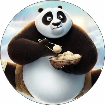 Jedlá dekorace na dort Jedlý papír Kung Fu panda Po 19,5 cm