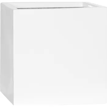Květináč Fleur Glossy White S - V 15 cm / D 15 cm