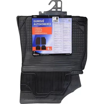 autokoberec Koberce gumové sada 4ks UNI B (04234)