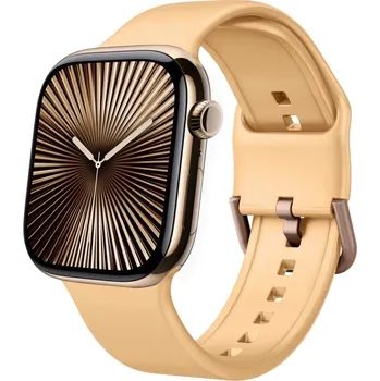 Ostatní příslušenství k chytrým hodinkám VSECHNONAMOBIL 87698 SILICONE Vyměnitelný řemínek pro Apple Watch 10 / 11 42mm oranžový