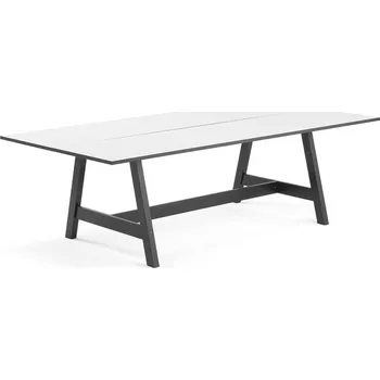 Jednací stůl Jednací stůl NOMAD, 2400x1200 mm, černá/bílá