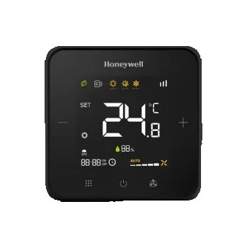 Fan-coil termostat Honeywell se snímačem vlhkosti, černý 240V (WTS3B4BMB/H)