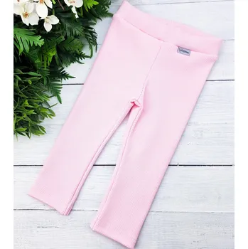 Dívčí legíny Kulišárny Dětské legíny RIB BABY PINK VELIKOST: 110 (4-5 let)