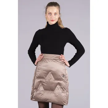 Dámská sukně Prošívaná sukně Green Goose 24660845 zlatá Velikost: 36