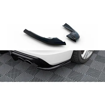 Auto-moto Splittery zadní boční Audi S3 Sportback 8V černý lesklý plast