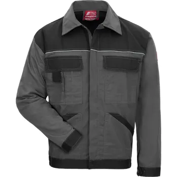 Pánská bunda NITRAS MOTION TEX LIGHT – Pracovní bunda, šedá / černá, OEKO-TEX Velikost: 98
