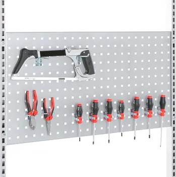 Dílenský stůl Panel na nářadí k pracovnímu stolu MOTION, 480x875 mm
