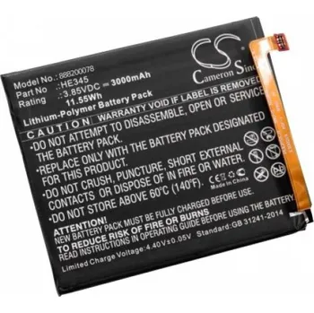 Baterie pro mobilní telefon VHBW Baterie pro Nokia 6 (2018), 3000 mAh