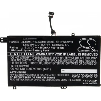 Baterie k notebooku VHBW Baterie pro Lenovo Xiaoxin Air 15 (2019), 4550 mAh