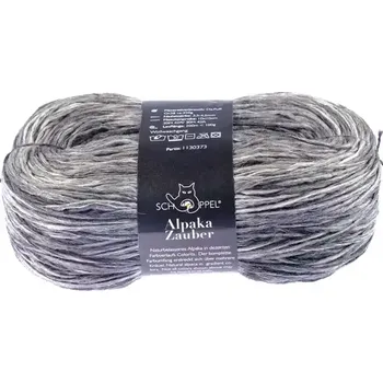Příze Schoppel Wolle Alpaka Zauber Plus 1508 Schatten (Příze Alpaka Zauber 1508 Stín)