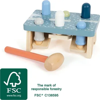 Dřevěná hračka Small Foot Zatloukačka „Arctic“