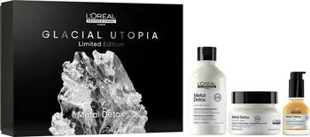 Kosmetická sada L'Oréal Professionnel Metal Detox Trio Glacial Utopia Limited Edition 2024