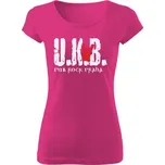 Tričko s potiskem TRIKO UKB RUZOVE dámské