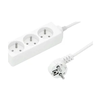 Prodlužovací kabel Prodlužovací kabel BLOW PR-370P 3zásuvky 3m, bílá, 3GU 3x1,5mm