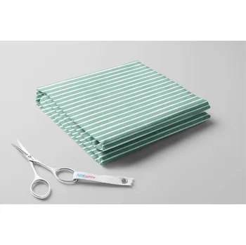 Micropeach, Vodorovné pruhy úzké Barva: Světlý mentol