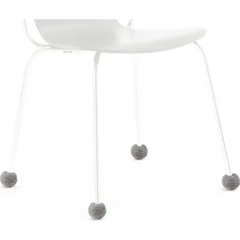 Jídelní židle Návlek na nohu židle, 20-27 mm, tmavě šedý