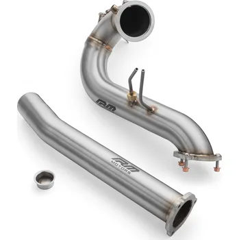 Výfuková trubka RM Motors Downpipe set AUDI A8 S8 / Quattro 3.0 TDI + tepelný štít Varianta: -