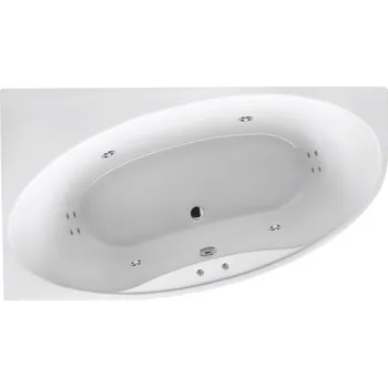 Vana Santech plus SANTECH hydromasážní vana LAGOON BODY 200, 168x95 cm, automatický dohřev vody zdarma Varianta: Levá + doprava zdarma + při platbě převodem sleva