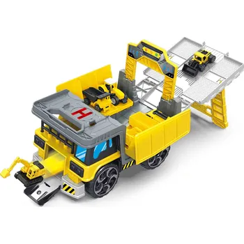 autíčko Wiky Vehicles Stavební stanice set 25x15x14,5 cm