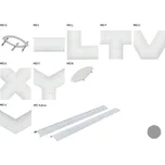 TREVOS MO-T spojovací díl ve tvaru T bílý