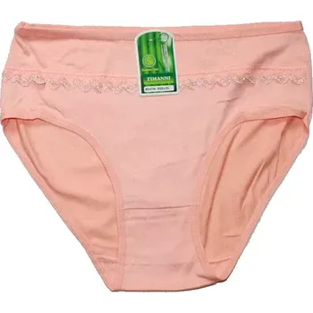 Dámské kalhoty Bambusové dámské kalhotky s krajkou 2704 oranž 605/11