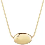 JVD Dámský ocelový pozlacený náhrdelník SSSN0090X20GO50