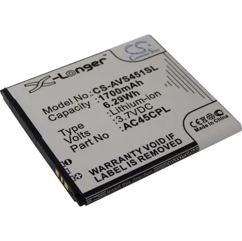 Baterie pro mobilní telefon VHBW Baterie pro Archos 45c Platinum, 1700 mAh