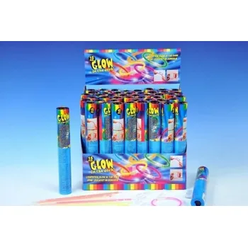 Party dekorace Svítící náramky 15 ks, mix barev