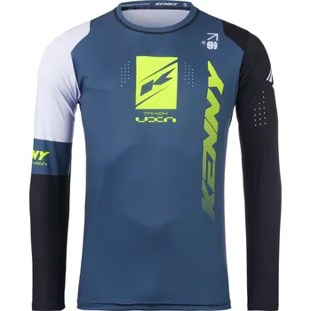 cyklistický dres KENNY dres TRACK ZOOM 25 petrol - 3XL