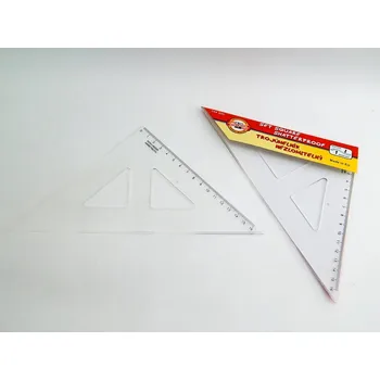 pravítka Trojúhelník 744200 45/177 nelámavý čirý 074420000000