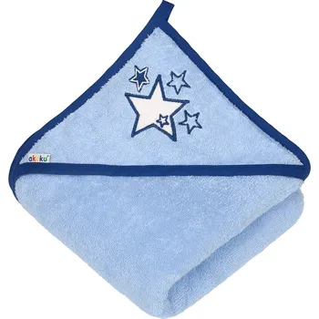 Akuku Froté osuška s kapucí 100x100cm - Hvězdy