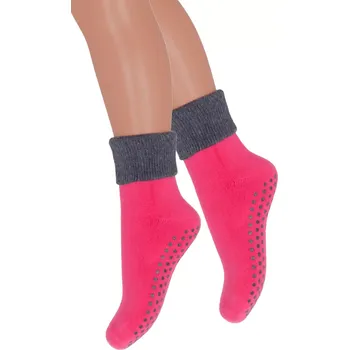 Dívčí spodní prádlo Dívčí froté ponožky 038/21 Steven Barva/Velikost: starorůžová / 26/28