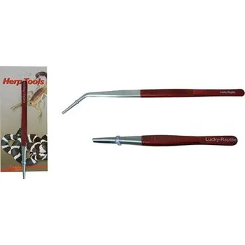 Teraristika Lucky Reptile Pinzety 20 cm zahnuté