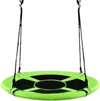 Dětská houpačka Mamido Závěsná kulatá houpačka E1 R-Sport zelená