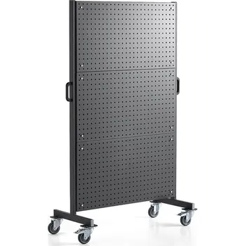 Mobilní panel na nářadí SELECT, 1060x1830 mm, šedý